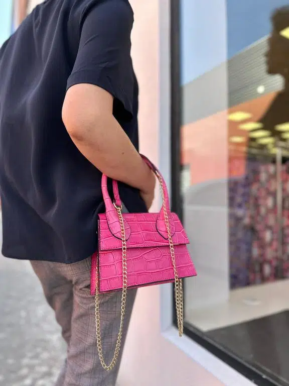 Bolso de Mano de Piel con Diseño Coco y Tamaño Compacto para Mujer - Imagen 5