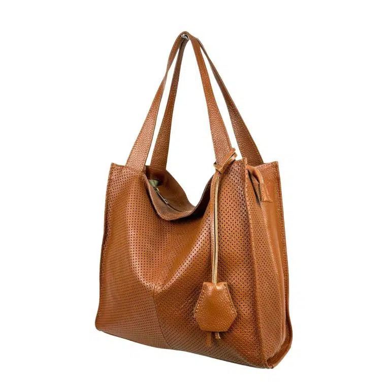 Bolso Shopper de Piel con Gran Capacidad y Cremallera para Mujer - Imagen 9
