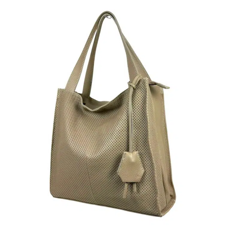 Bolso Shopper de Piel con Gran Capacidad y Cremallera para Mujer - Imagen 4