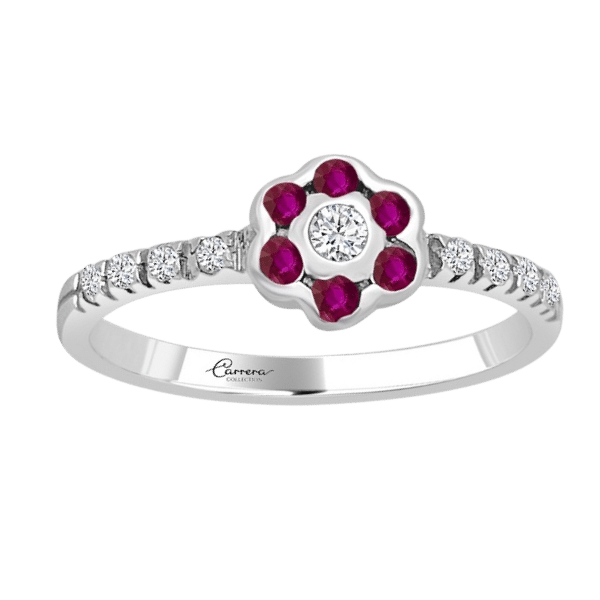 Sortija Flor Rubí - Imagen 3