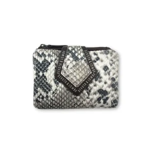 Cartera DEVOTA & LOMBA · ESTAMBUL · Billetero Monedero Pequeño en Piel · Imitación Serpiente