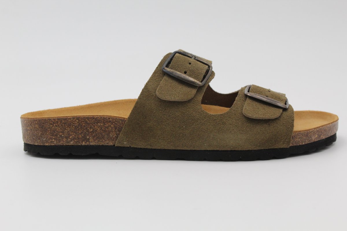 Zueco Nacional Unisex todo en piel con planta Bio natural,ref61904 - Imagen 4