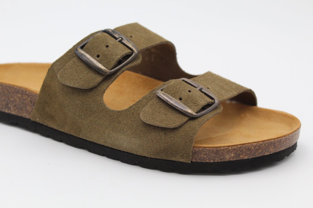 Zueco Nacional Unisex todo en piel con planta Bio natural,ref61904 - Imagen 3