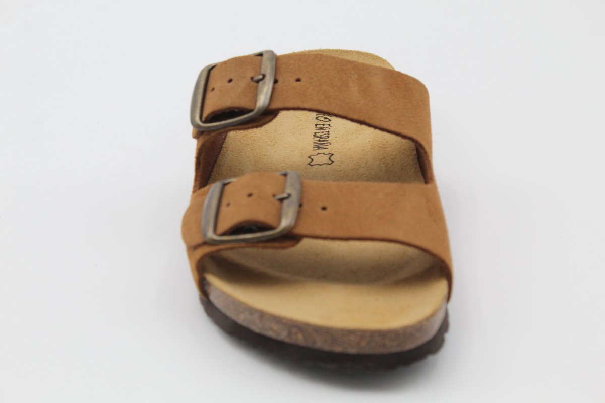 Zueco Nacional Unisex todo en piel con planta Bio natural,ref61904 - Imagen 7