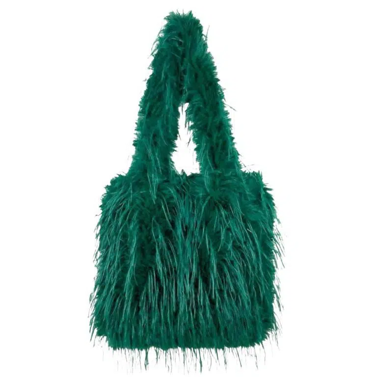 Bolso de Hombro Sintético con Pelito y 2 Asas Largas para Mujer - Imagen 4