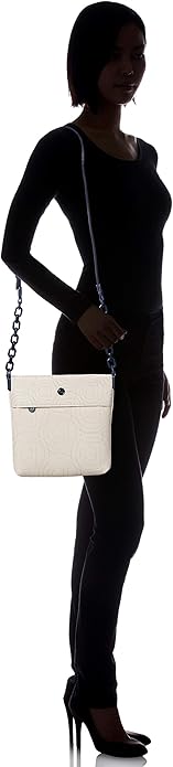 DESIGUAL – Bolso Bandolera Mujer Minuet Kemi Pequeño Color Crema Blanco Beige 23x22x4cm Mujer Regalo - Imagen 6