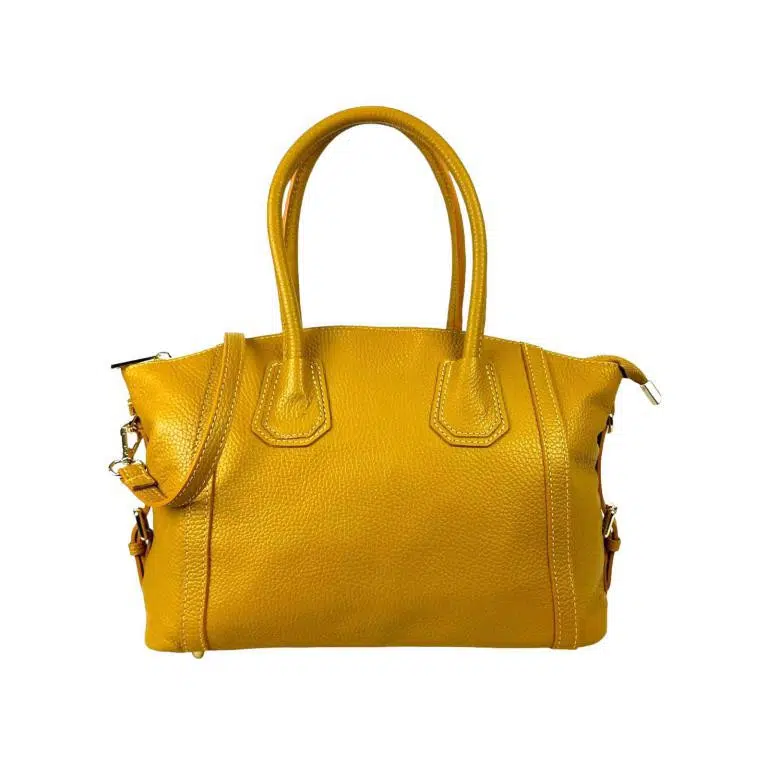 Bolso de Piel Italiana Modelo Grande para Mujer con Bolsillos Interiores - Imagen 9