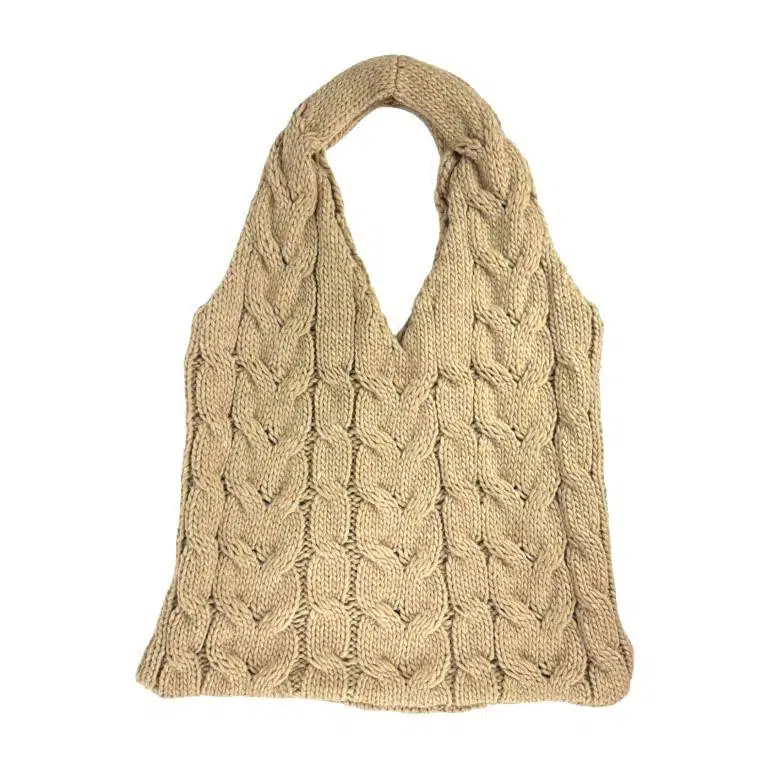 Shopper Ganchillo de lana y alpaca para regalos de mujer - Imagen 6