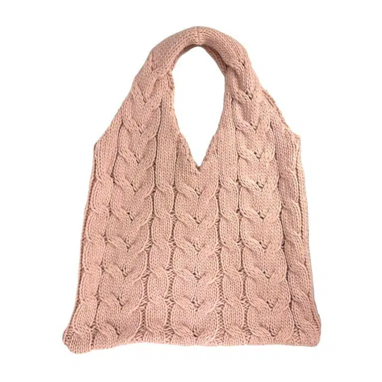 Shopper Ganchillo de lana y alpaca para regalos de mujer - Imagen 7