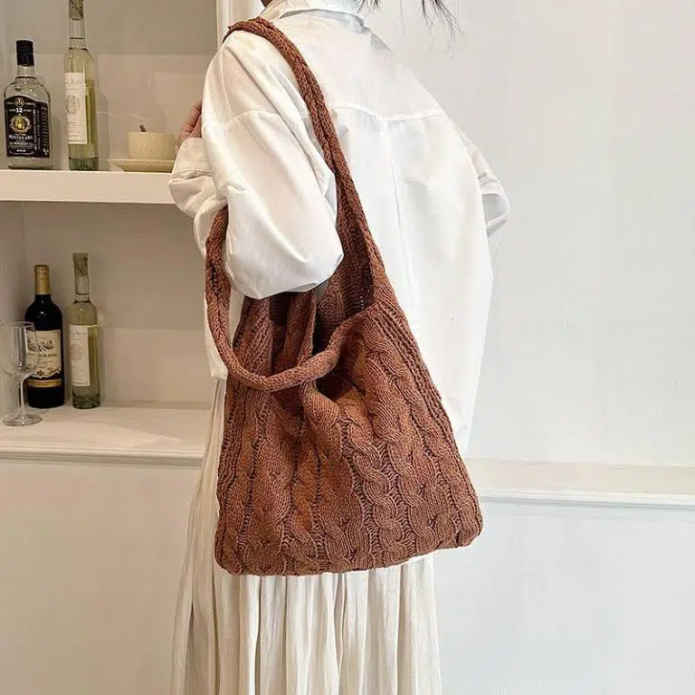 Shopper Ganchillo de lana y alpaca para regalos de mujer - Imagen 2