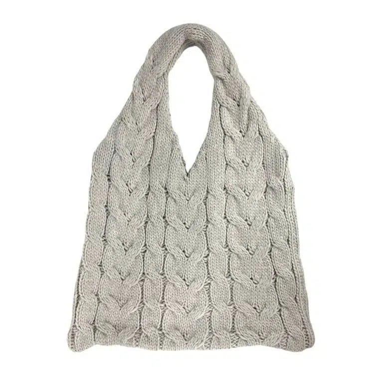 Shopper Ganchillo de lana y alpaca para regalos de mujer - Imagen 4