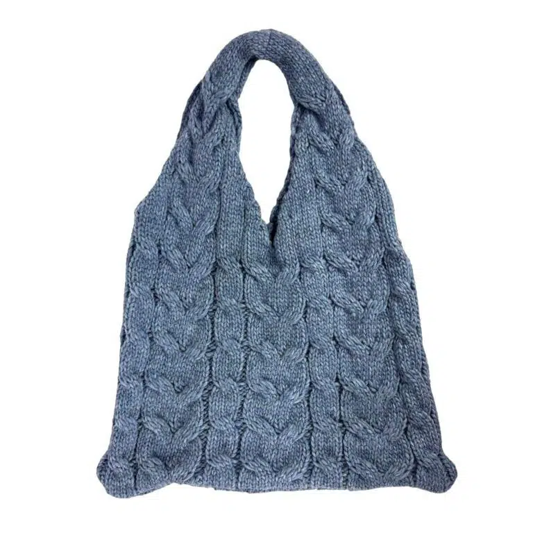Shopper Ganchillo de lana y alpaca para regalos de mujer - Imagen 5