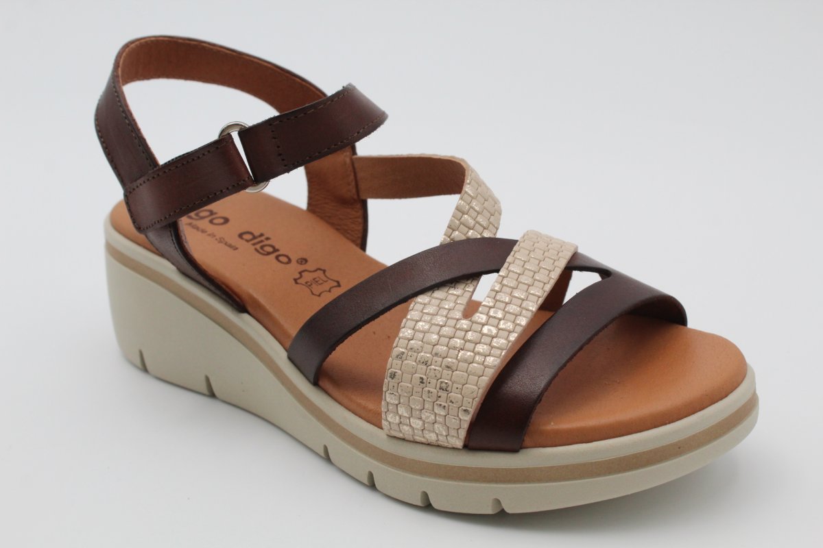 Sandalia Nacional toda en piel y planta de Gel,súper cómoda,ref6448 - Imagen 4