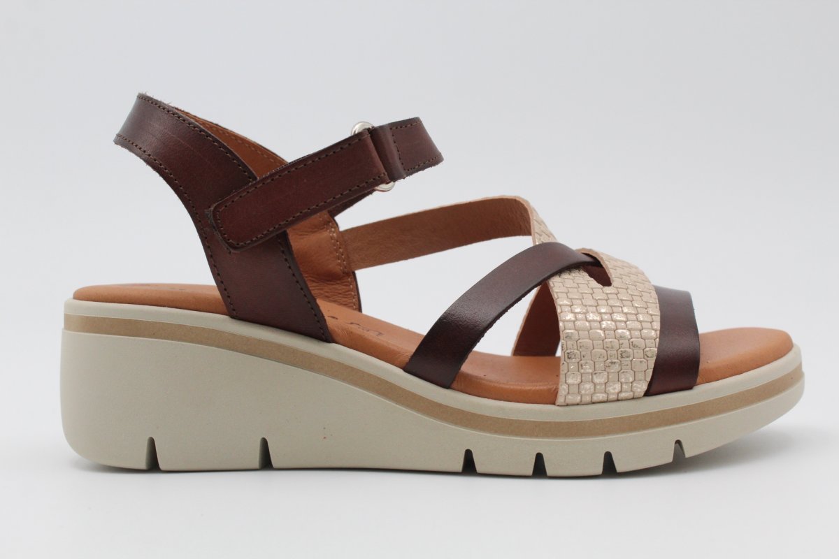 Sandalia Nacional toda en piel y planta de Gel,súper cómoda,ref6448 - Imagen 3
