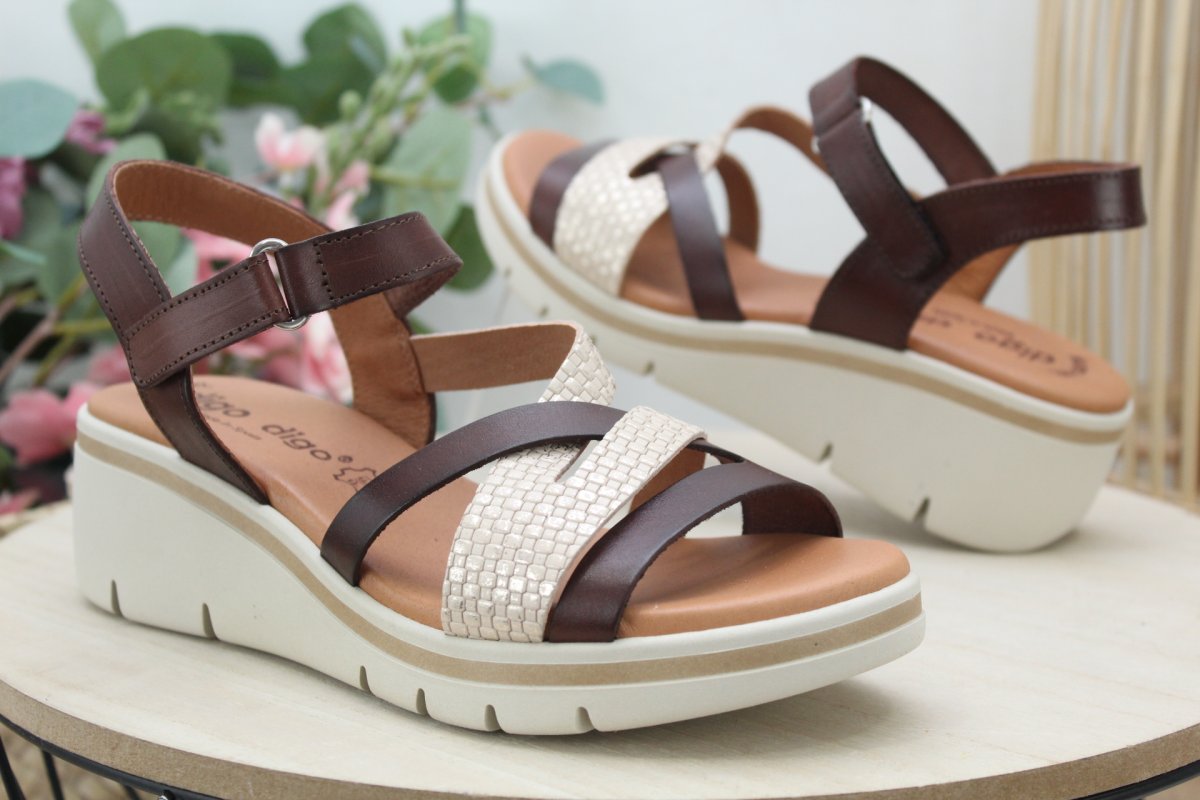 Sandalia Nacional toda en piel y planta de Gel,súper cómoda,ref6448 - Imagen 2