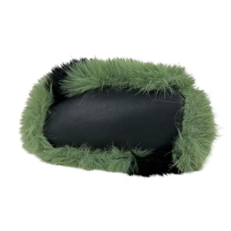 Bolso Sintético con Pelito, Cierre de Click y Asa Larga de Cadena para Mujer - Imagen 9