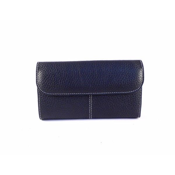 Cartera mediana Nilo en piel vacuno marino combinada - Imagen 3