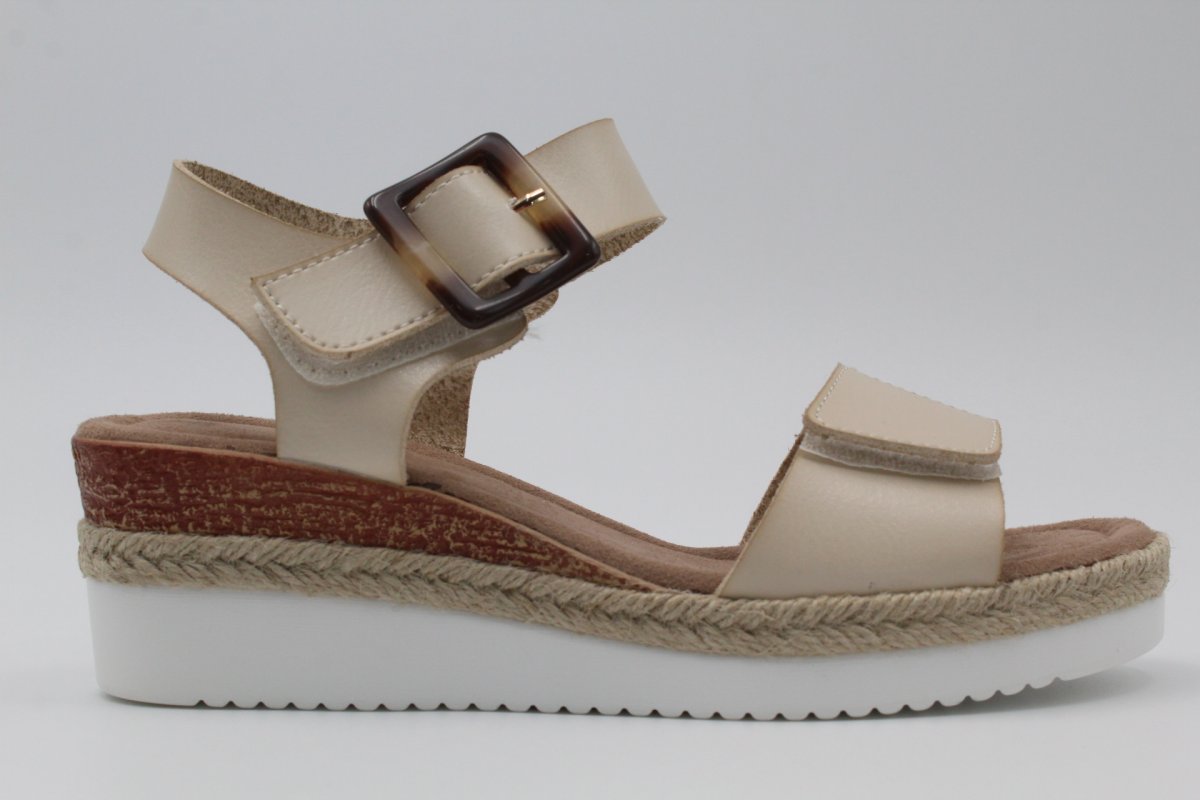 Sandalia en suave poli piel sùper cómoda y ligera,ref6913 - Imagen 8