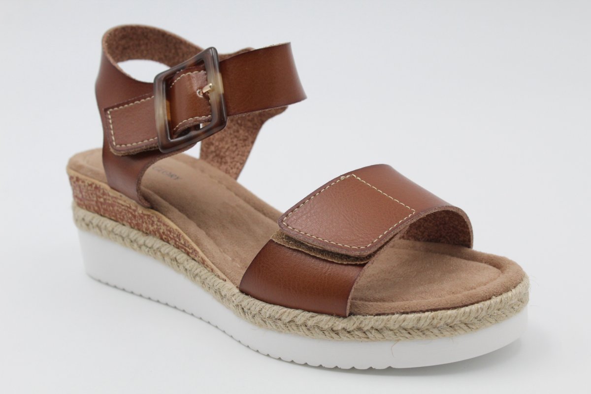 Sandalia en suave poli piel sùper cómoda y ligera,ref6913 - Imagen 3