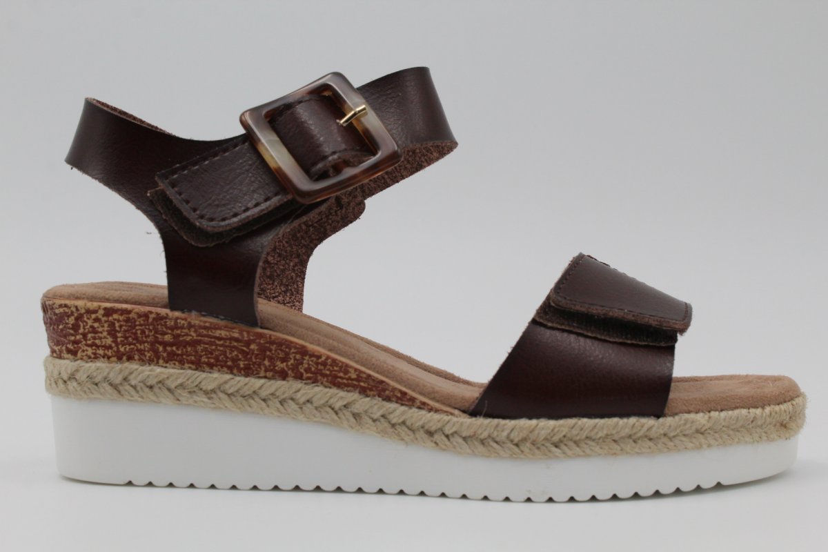 Sandalia en suave poli piel sùper cómoda y ligera,ref6913 - Imagen 4