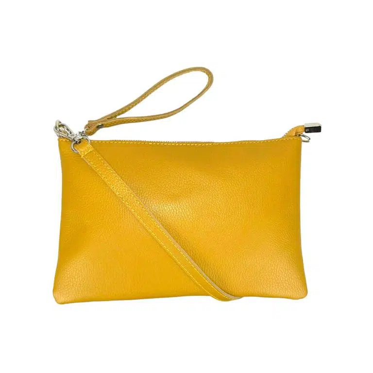 Bolso de Mano en Piel con Tira Bandolera y Cierre de Cremallera para Mujer - Imagen 8