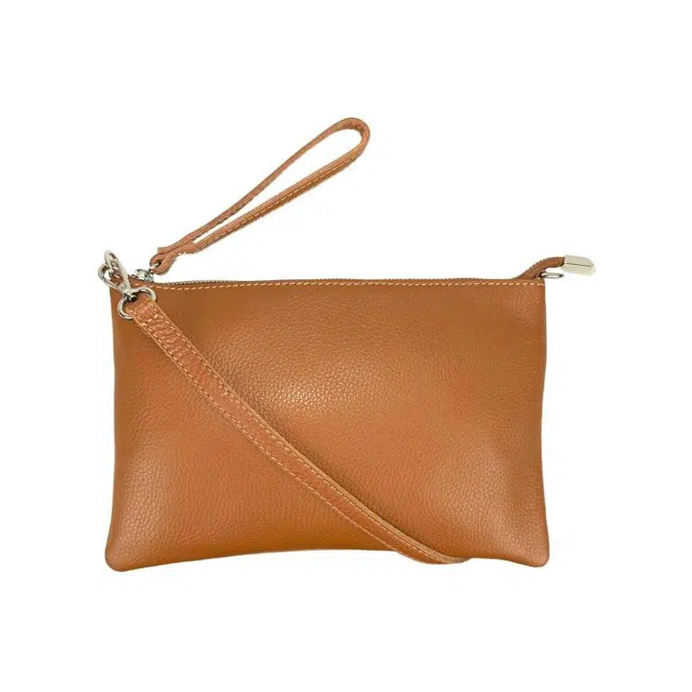 Bolso de Mano en Piel con Tira Bandolera y Cierre de Cremallera para Mujer - Imagen 5