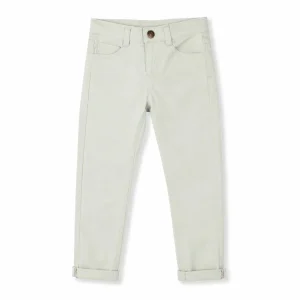 Pantalón chino niño verde claro