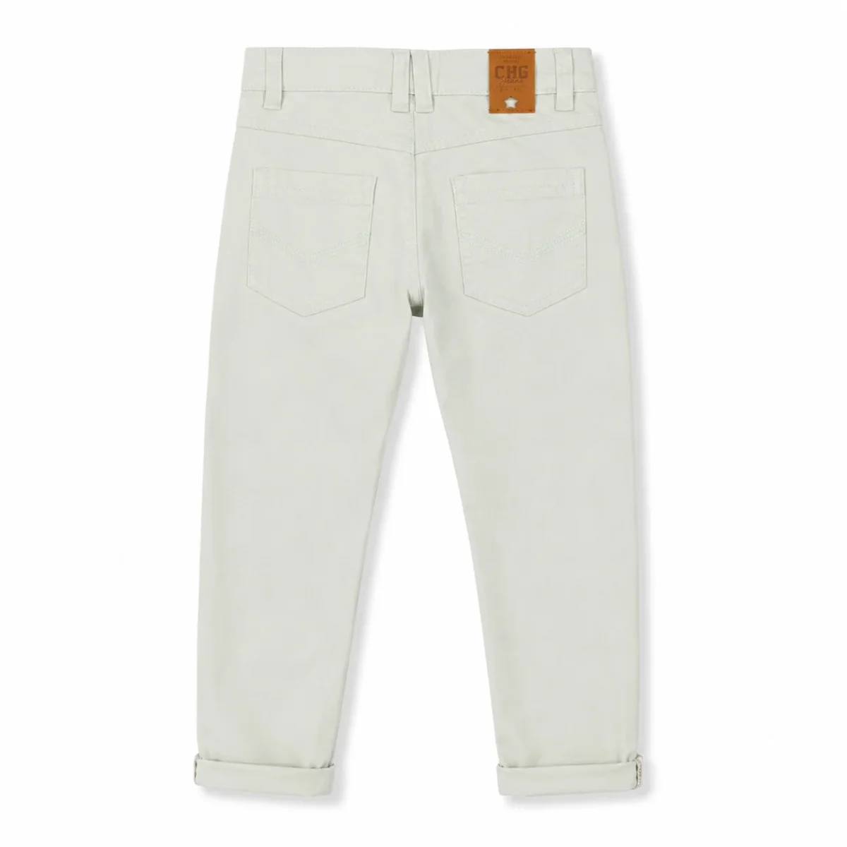 Pantalón chino niño verde claro - Imagen 3