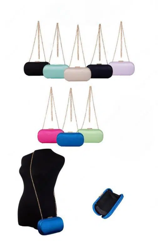 Bolso de Fiesta en Piel Sintética para Mujer con Gran Calidad y Asa de Cadena