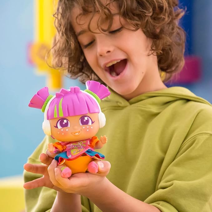 THE BELLIES – Bellie Bonnie muñeca interactiva con falda reversible y latidos - Imagen 7