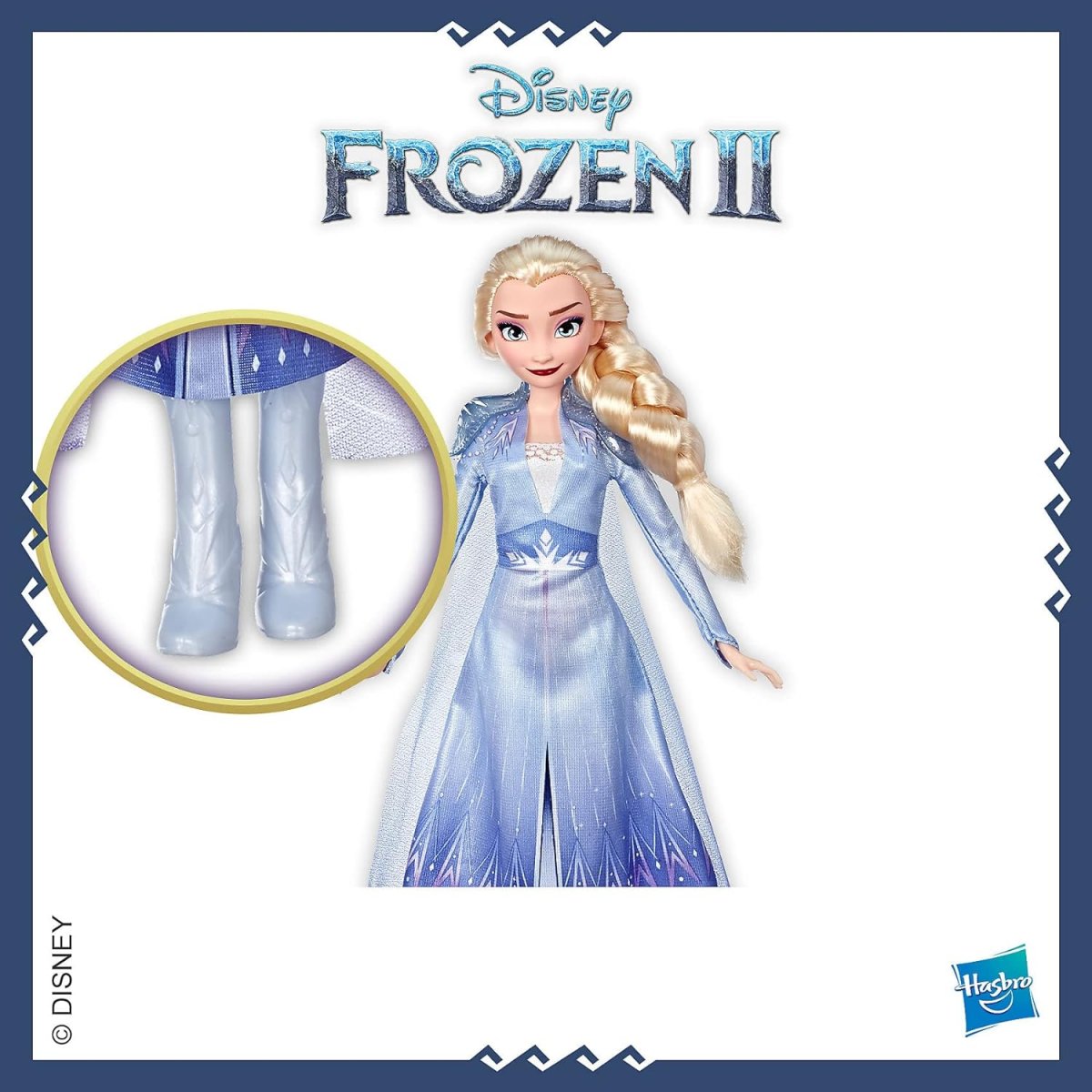 DISNEY FROZEN 2 – Muñeca Elsa Frozen 2 Disney Articulada 30 cm Vestido Azul - Imagen 8