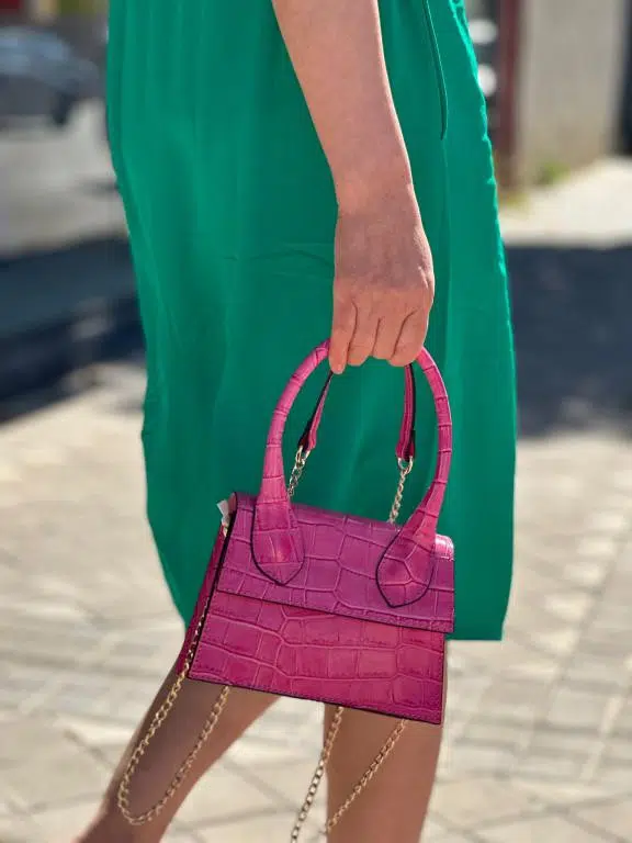 Bolso de Mano de Piel con Diseño Coco y Tamaño Compacto para Mujer - Imagen 2