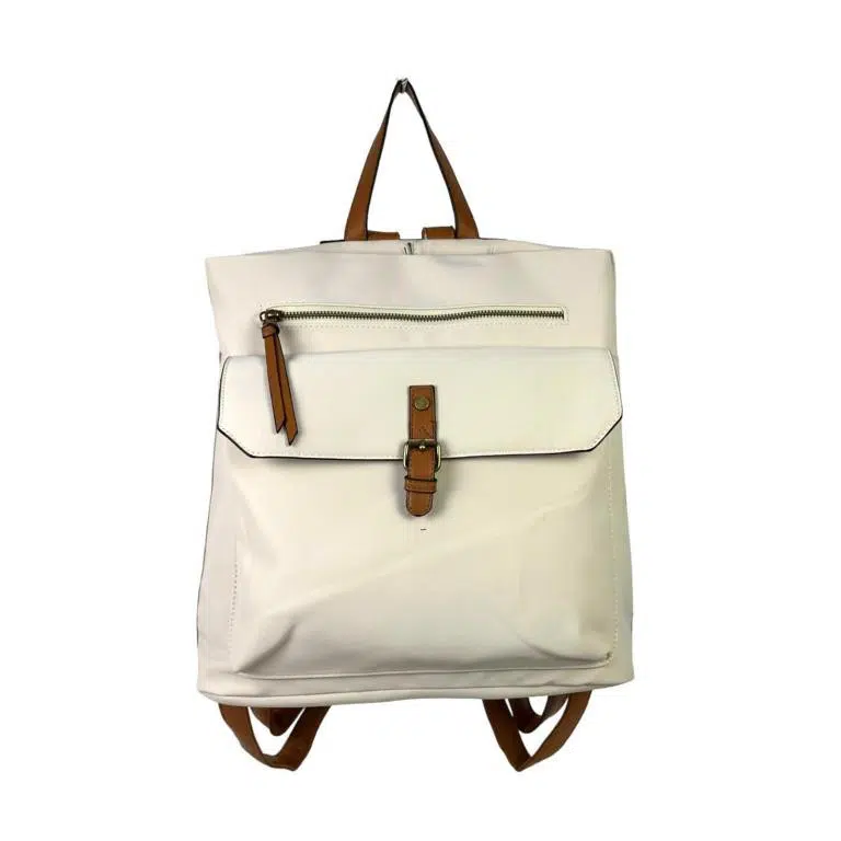 Mochila Antirrobo Sintética de Mujer con 2 Bolsillos Frontales y Asa de Mano - Imagen 3