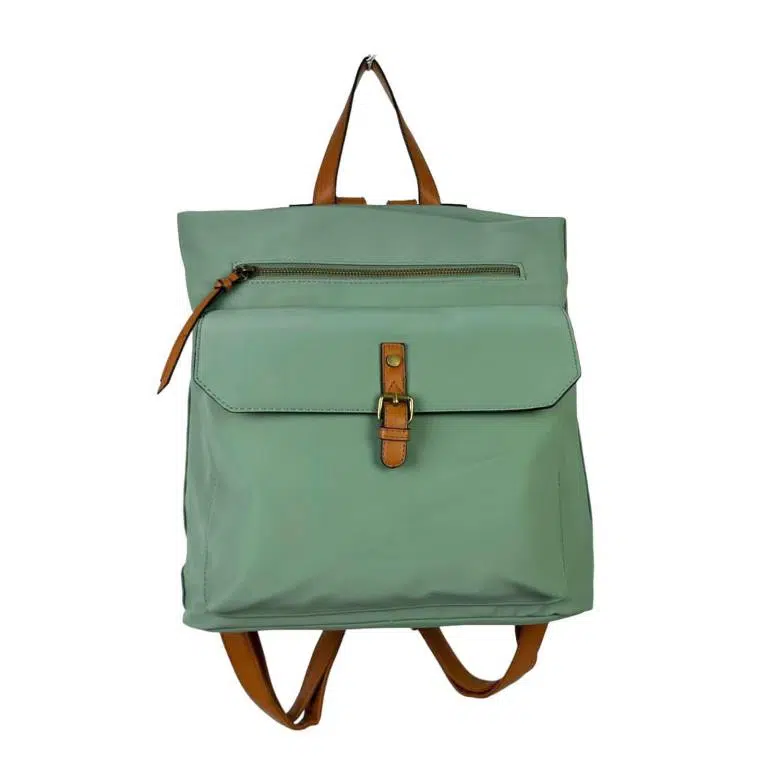 Mochila Antirrobo Sintética de Mujer con 2 Bolsillos Frontales y Asa de Mano - Imagen 6