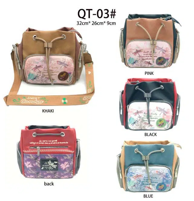 Mochila Sweet Candy con Diseño Libélula y 4 Bolsillos Exteriores para Mujer - Imagen 2