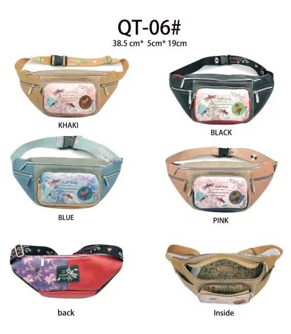 Riñonera Sweet Candy para Mujer con Diseño Libélula y Multicompartimentos - Imagen 2