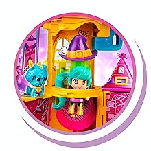 FAMOSA – Pinypon Escuela de Magia Brujitas Famosa 700015074 Luces Humo Dragón Niñas - Imagen 7