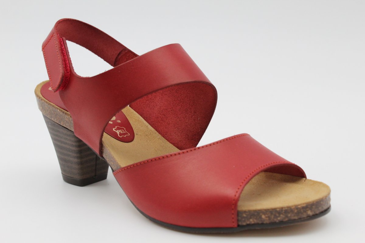 Sandalia Nacional toda en piel con plantilla de Biogel,tacón de 5.5cm,¡top ventas!ref74381 - Imagen 3