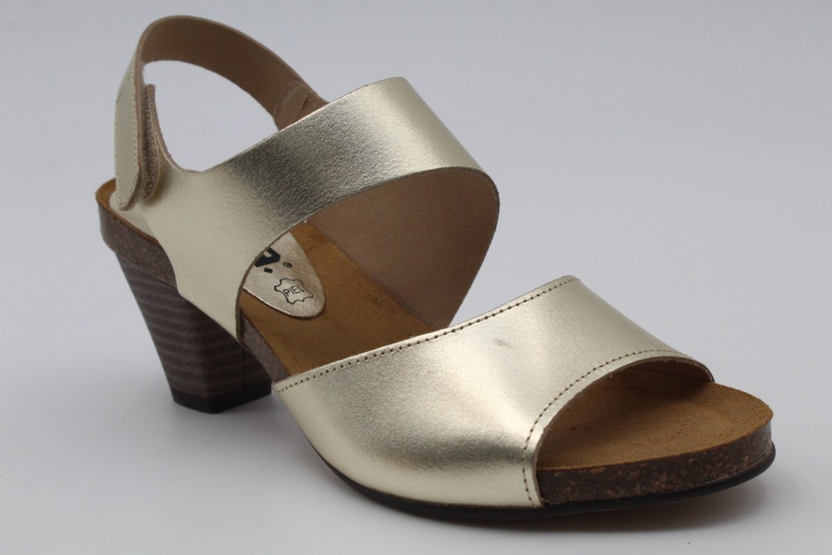 Sandalia Nacional toda en piel con plantilla de Biogel,tacón de 5.5cm,¡top ventas!ref74381 - Imagen 9