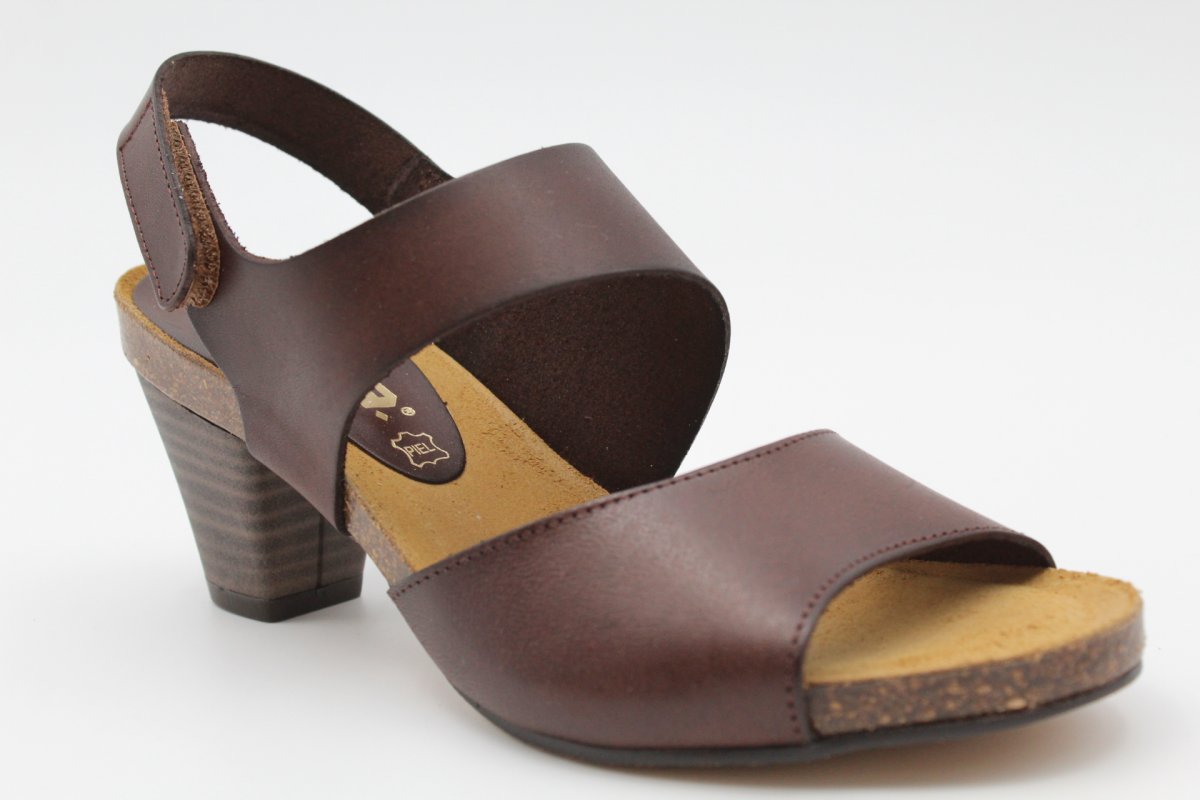 Sandalia Nacional toda en piel con plantilla de Biogel,tacón de 5.5cm,¡top ventas!ref74381 - Imagen 5
