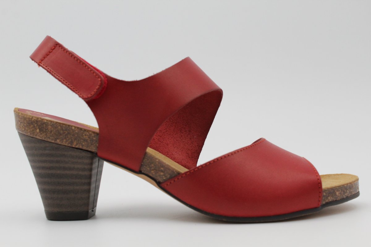 Sandalia Nacional toda en piel con plantilla de Biogel,tacón de 5.5cm,¡top ventas!ref74381 - Imagen 4