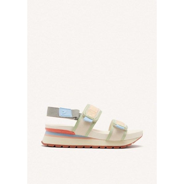 Sandalias deportivas GIOSEPPO en piel CRANMOOR beige - Imagen 3