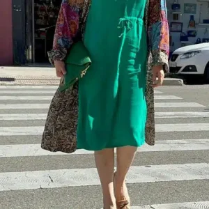 Kimono Reversible de Seda para Mujer con Diseño Exclusivo y Bonitos Colores