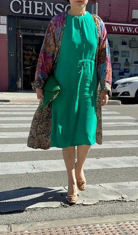 Kimono Reversible de Seda para Mujer con Diseño Exclusivo y Bonitos Colores