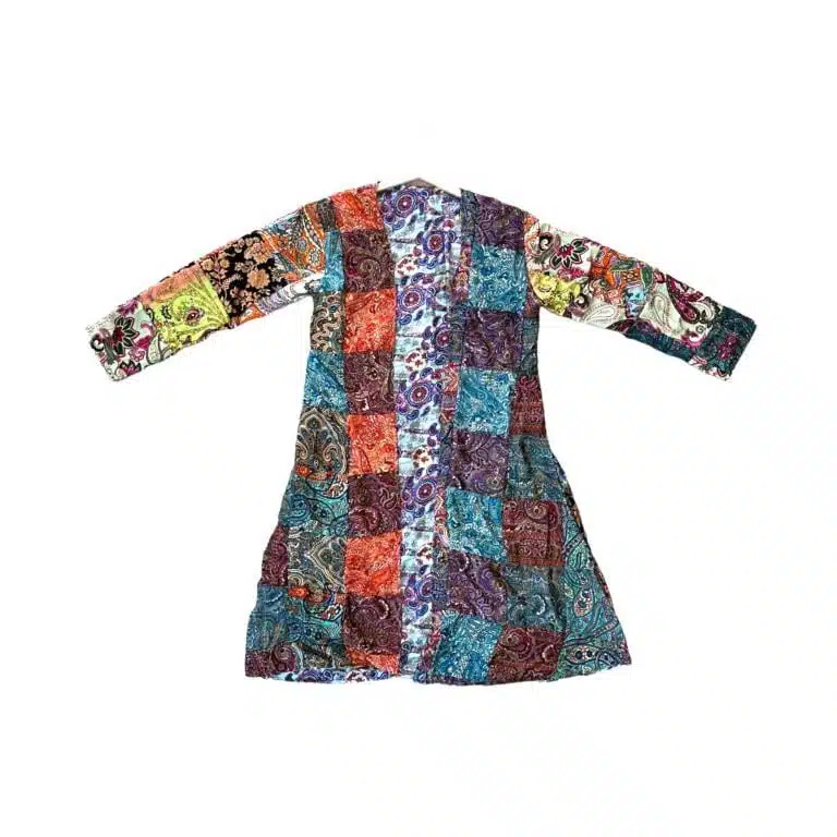 Kimono Reversible de Seda para Mujer con Diseño Exclusivo y Bonitos Colores - Imagen 7