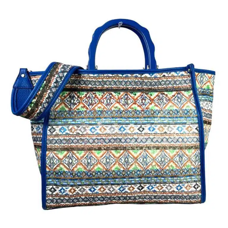 Amplio Bolso Sintético tipo Tote de Mujer con Neceser Interior y Asas Cortas - Imagen 5