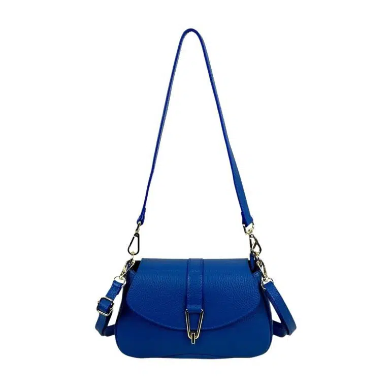 Bolso Bandolera de Piel Italiana con Asa Extraíble y Cierre de Cremallera Mujer - Imagen 5