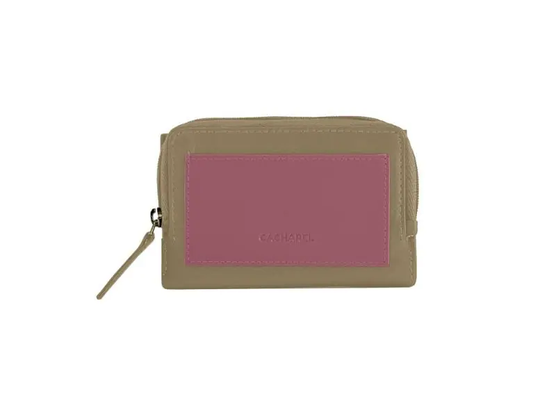 Monedero CACHAREL · Tarjetero monedero · En Piel · Combinado colores - Imagen 5
