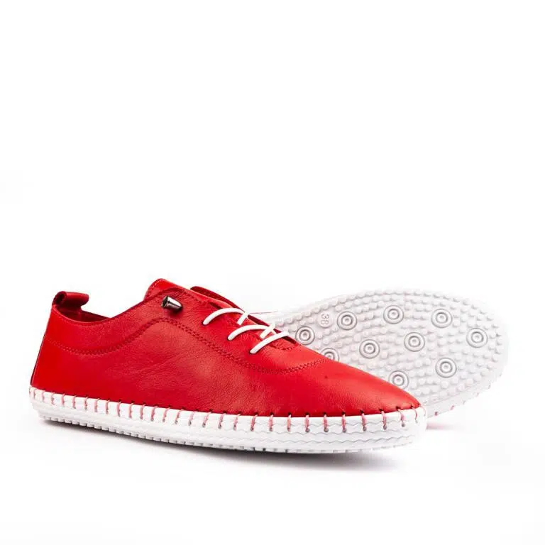 Zapatos de Piel con Cordones, Suela Flexible y Plantilla Acolchada y Extraíble - Imagen 4