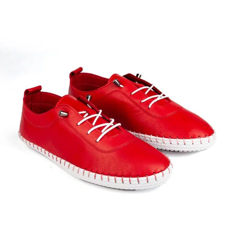 Zapatos de Piel con Cordones, Suela Flexible y Plantilla Acolchada y Extraíble